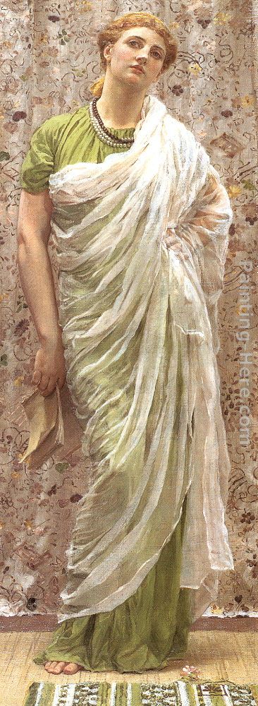 The End of the Story painting - Albert Joseph Moore The End of the Story art painting
